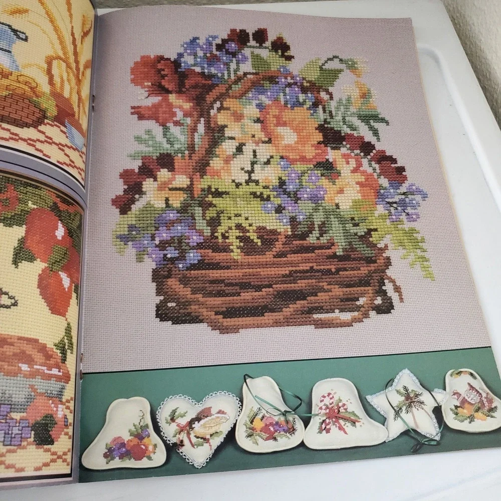 An Early Country Morning Cross Stitch Pattern Book Vanessa-Ann Collection VAC 17